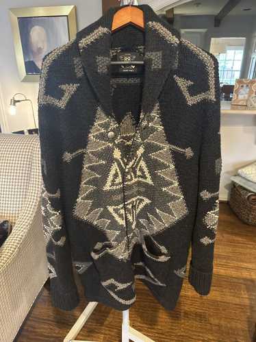 RRL Ralph Lauren Double RL hand knit cardigan swea