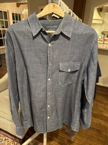 Save Khaki Save Khaki denim chambray shirt large