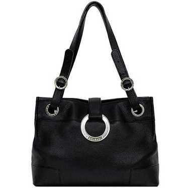 Bvlgari BVLGARI Handbag Black Mania Leather Tote … - image 1