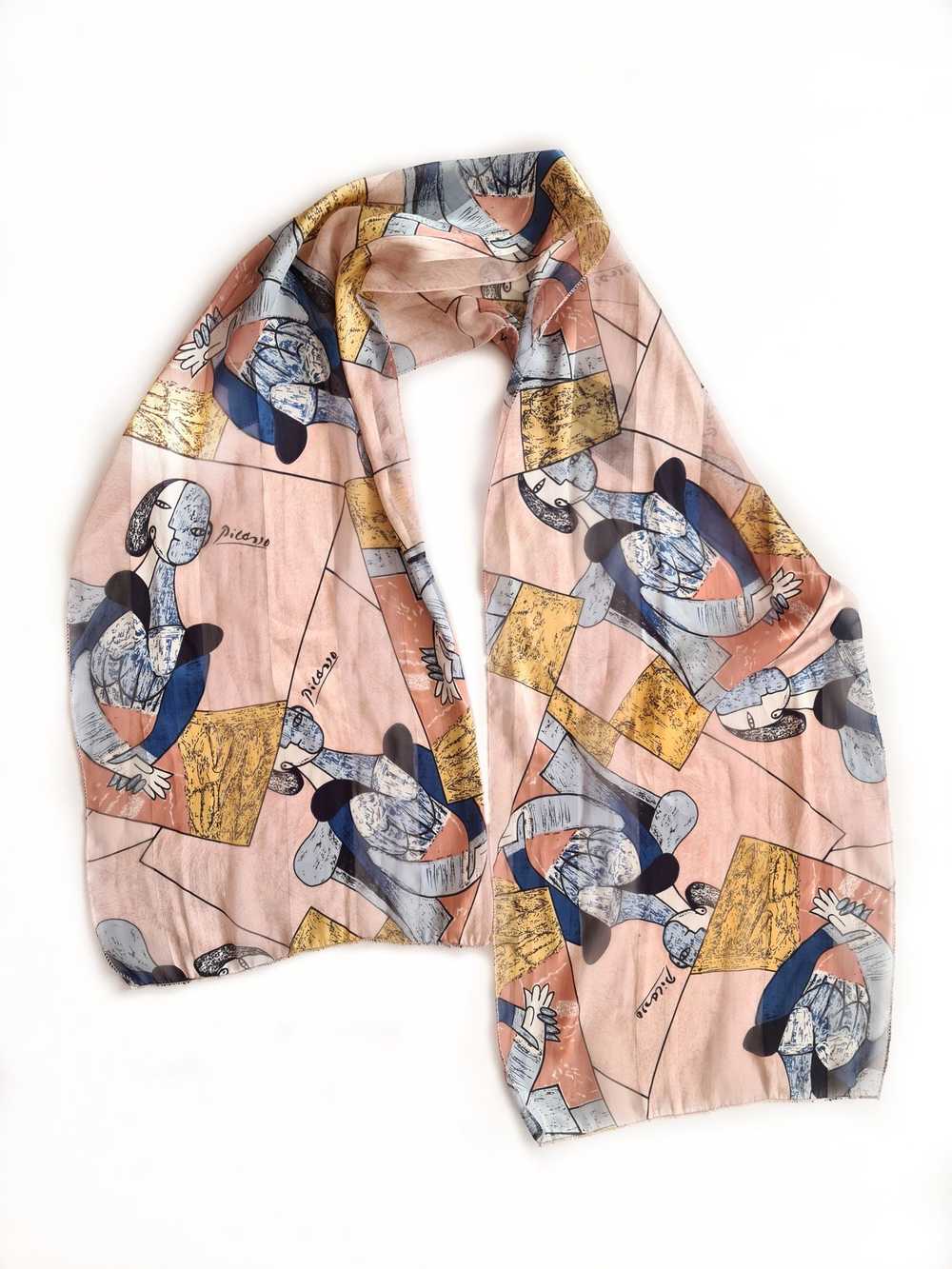 Art × Paloma Picasso × Picasso Picasso scarf art … - image 3