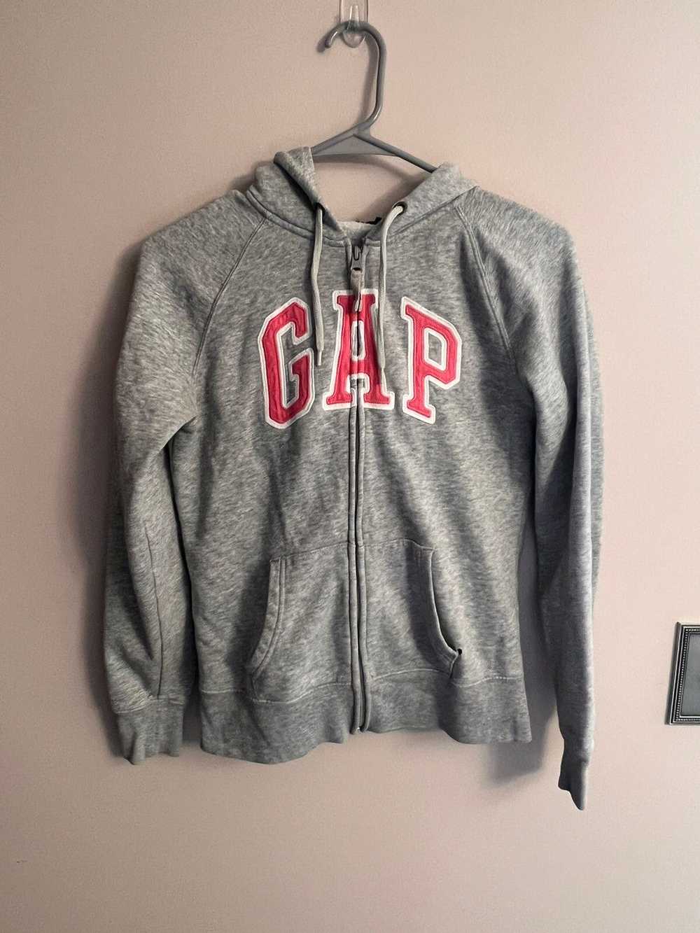 Gap × Vintage Vintage Gap zip up hoodie jacket sw… - image 1