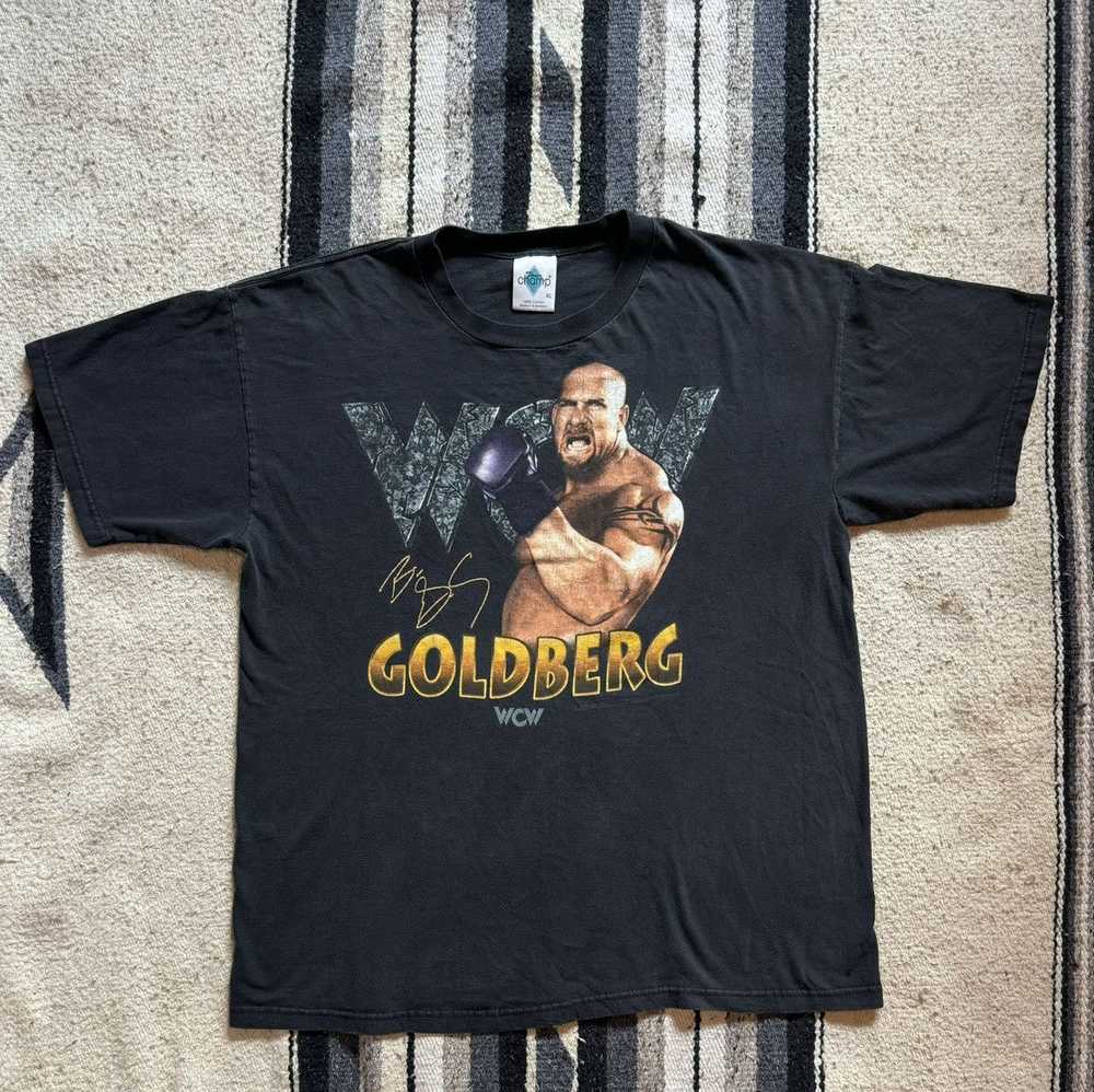 Vintage × Wcw/Nwo Vintage 90s WCW Goldberg Sun-Fa… - image 1