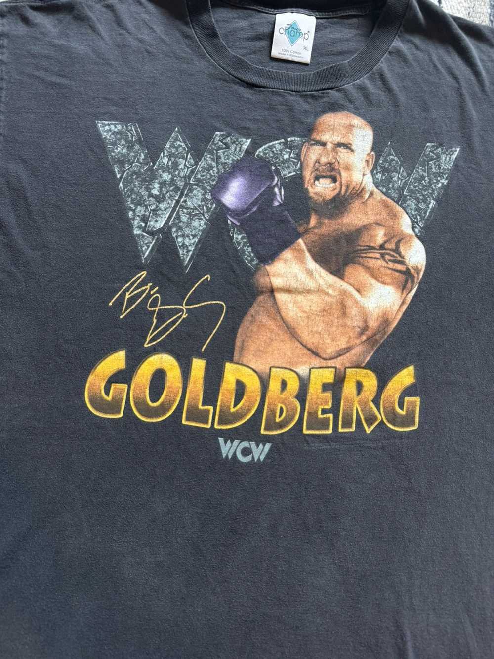 Vintage × Wcw/Nwo Vintage 90s WCW Goldberg Sun-Fa… - image 2