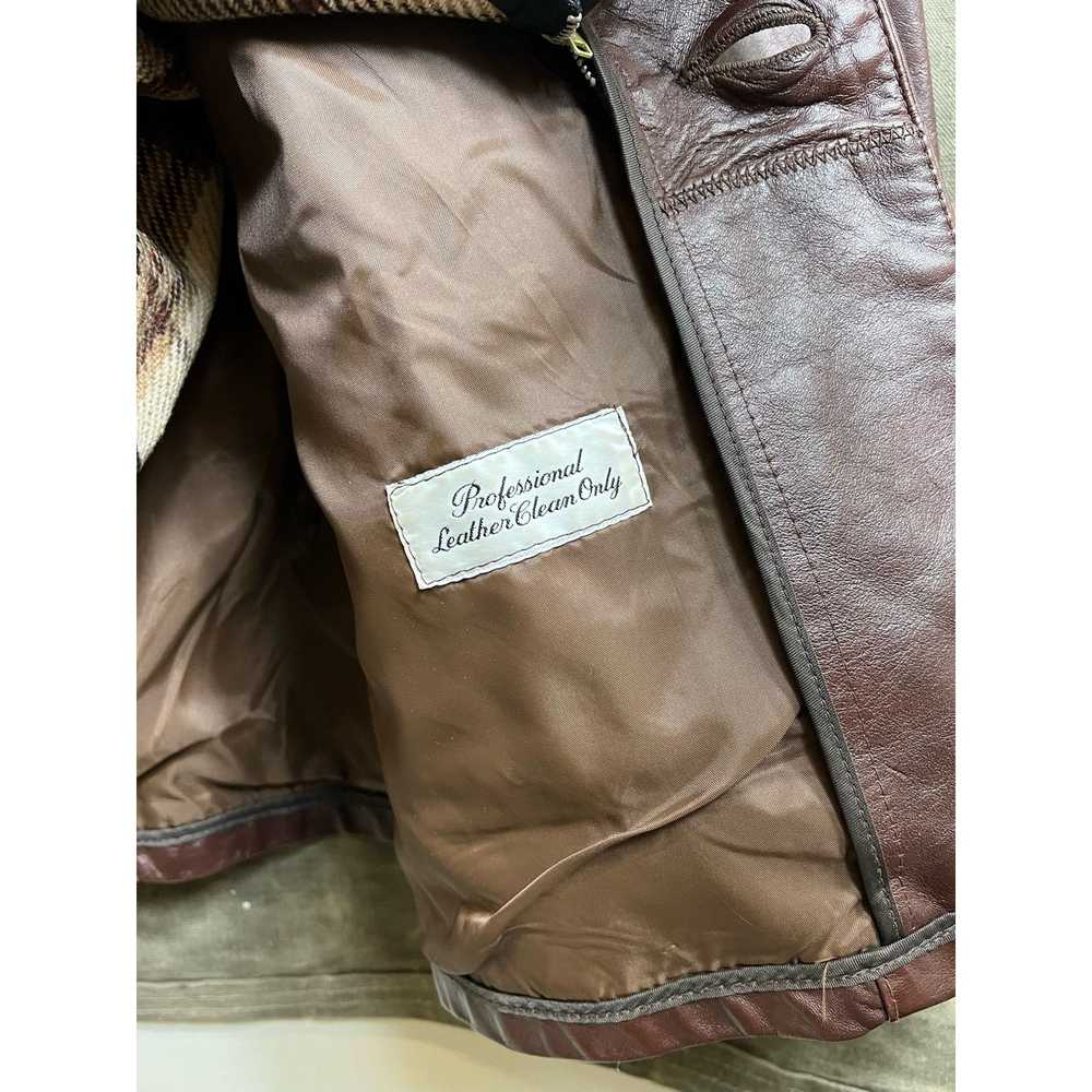 Sears Vintage 1960s Sears Leather Shop Trench Coa… - image 6