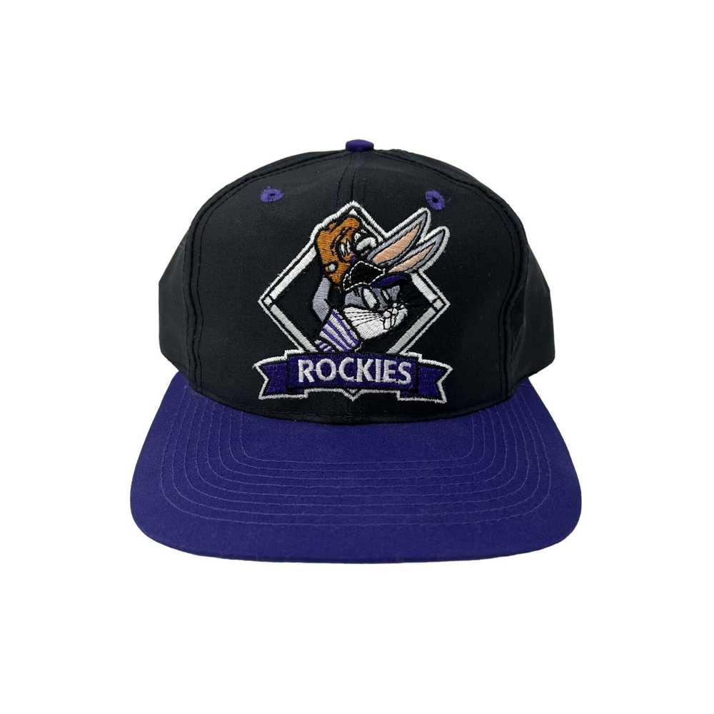 MLB 1990s Vintage Colorado Rockies Bugs Bunny Sna… - image 1