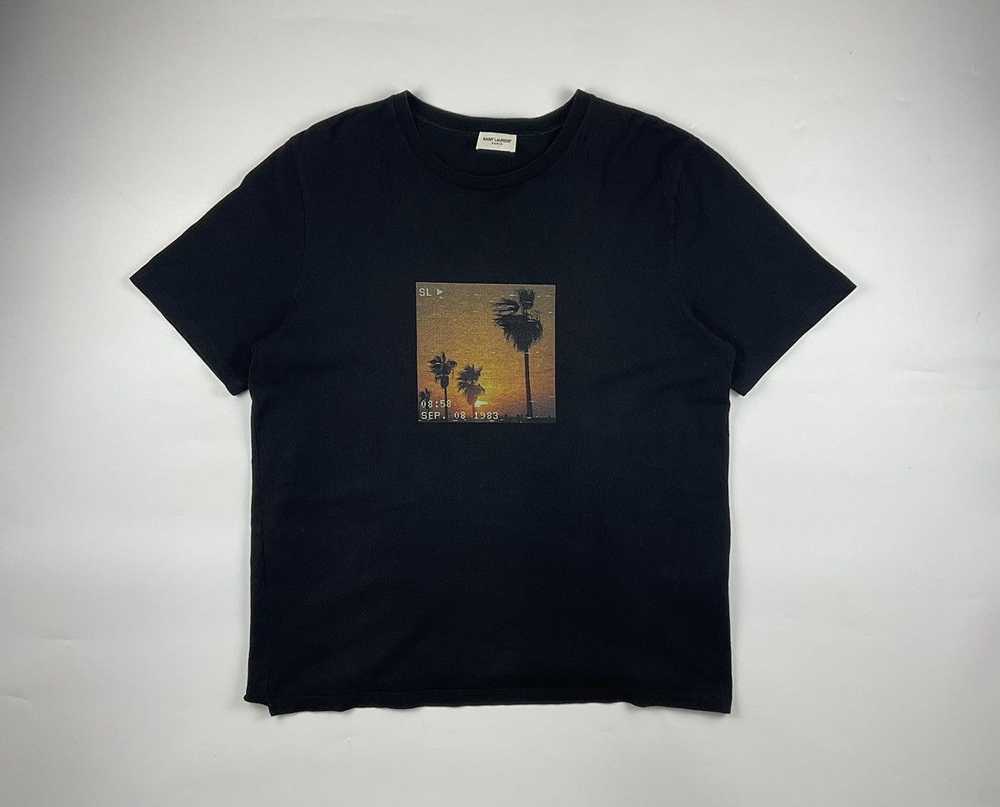 Saint Laurent Paris Saint Laurent Palm Tree Tee - image 1