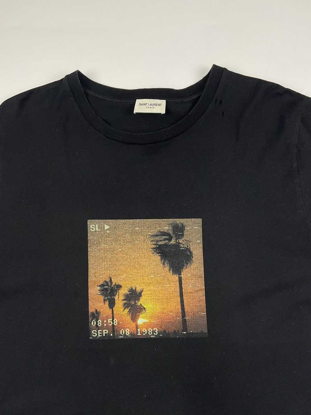 Saint Laurent Paris Saint Laurent Palm Tree Tee - image 2