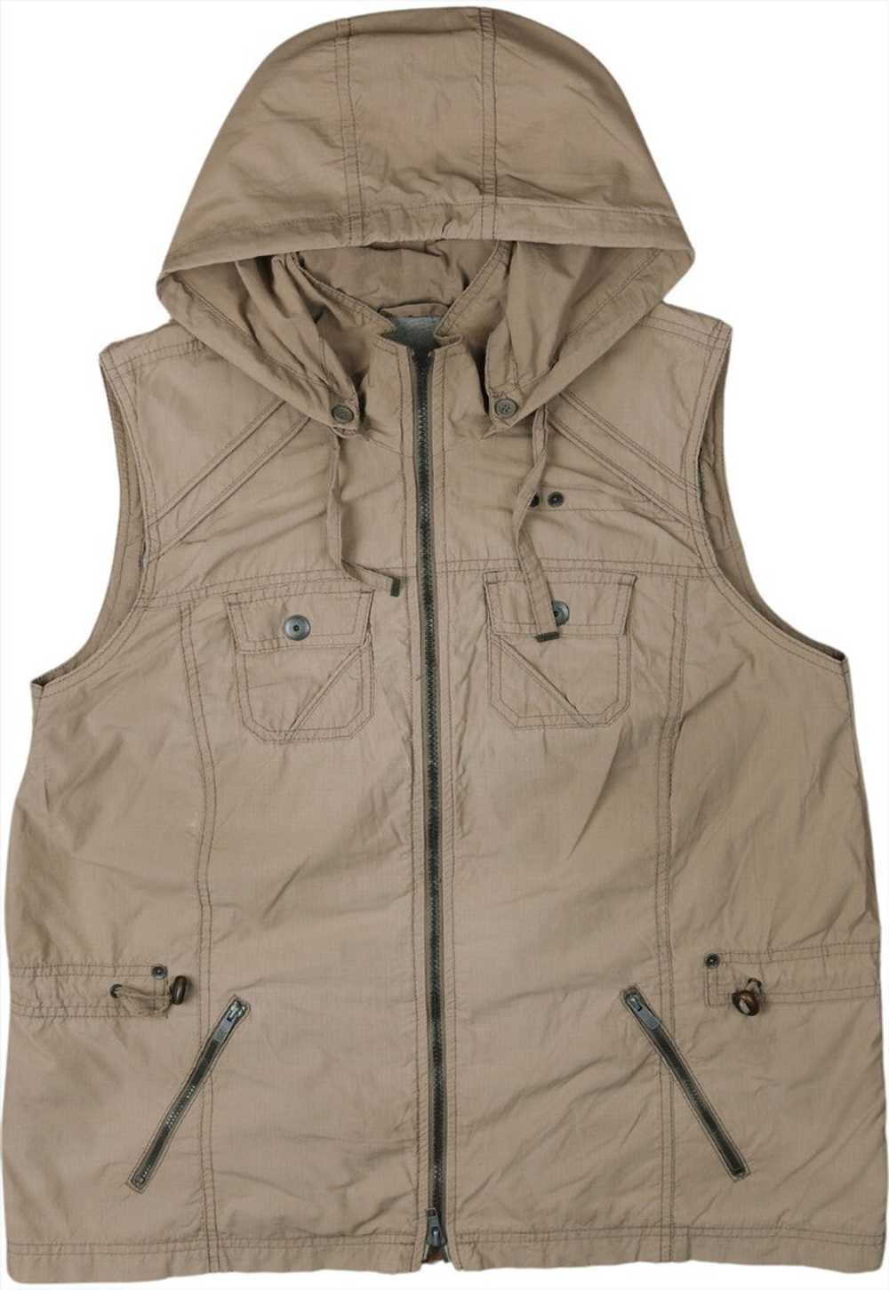 Cecil 90's Vest Sleeveless Full Zip Up Gilet XXLa… - image 1