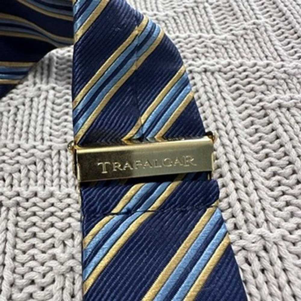 Trafalgar Trafalgar blue striped suspenders - image 5