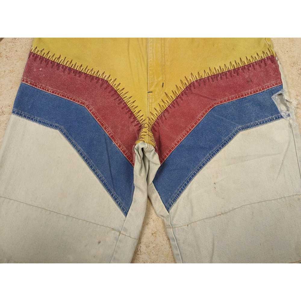 Other Vtg Major Damage 1990's Baggy Denim Shorts … - image 5