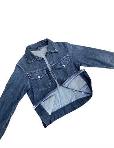 45rpm × Japanese Brand 45Rpm Double Zip Indigo De… - image 1