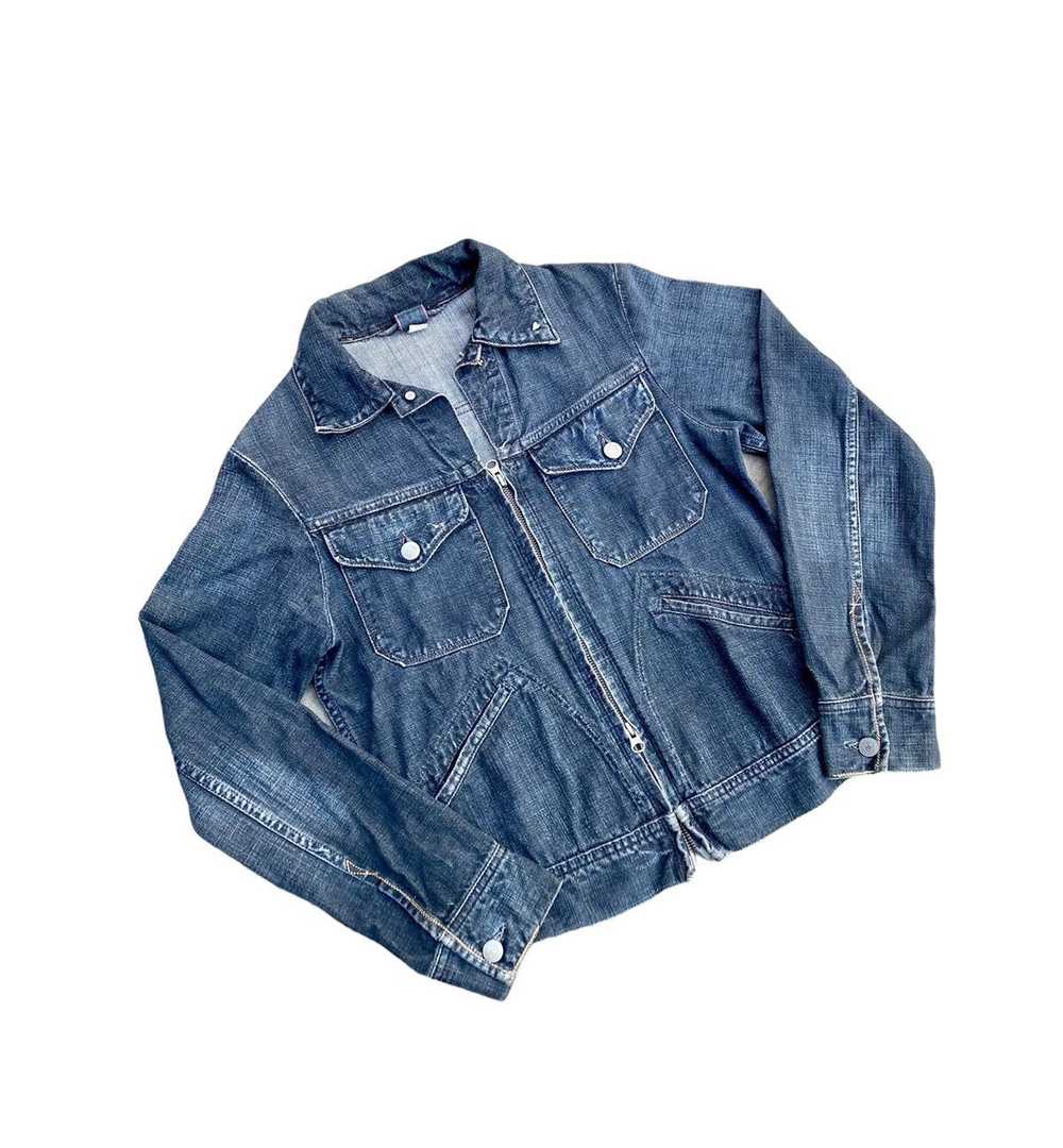 45rpm × Japanese Brand 45Rpm Double Zip Indigo De… - image 3