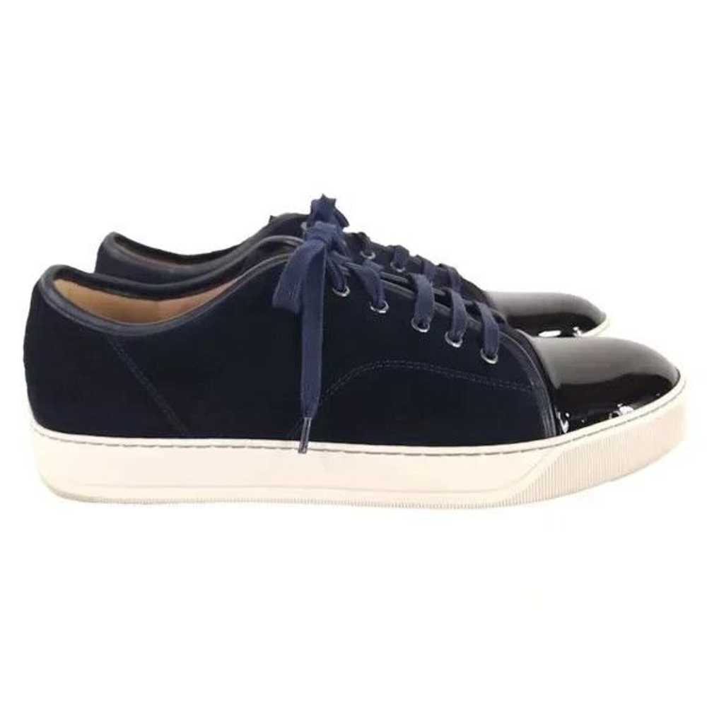 Lanvin Lanvin DBB1 Leather And Suede Sneakers Siz… - image 1