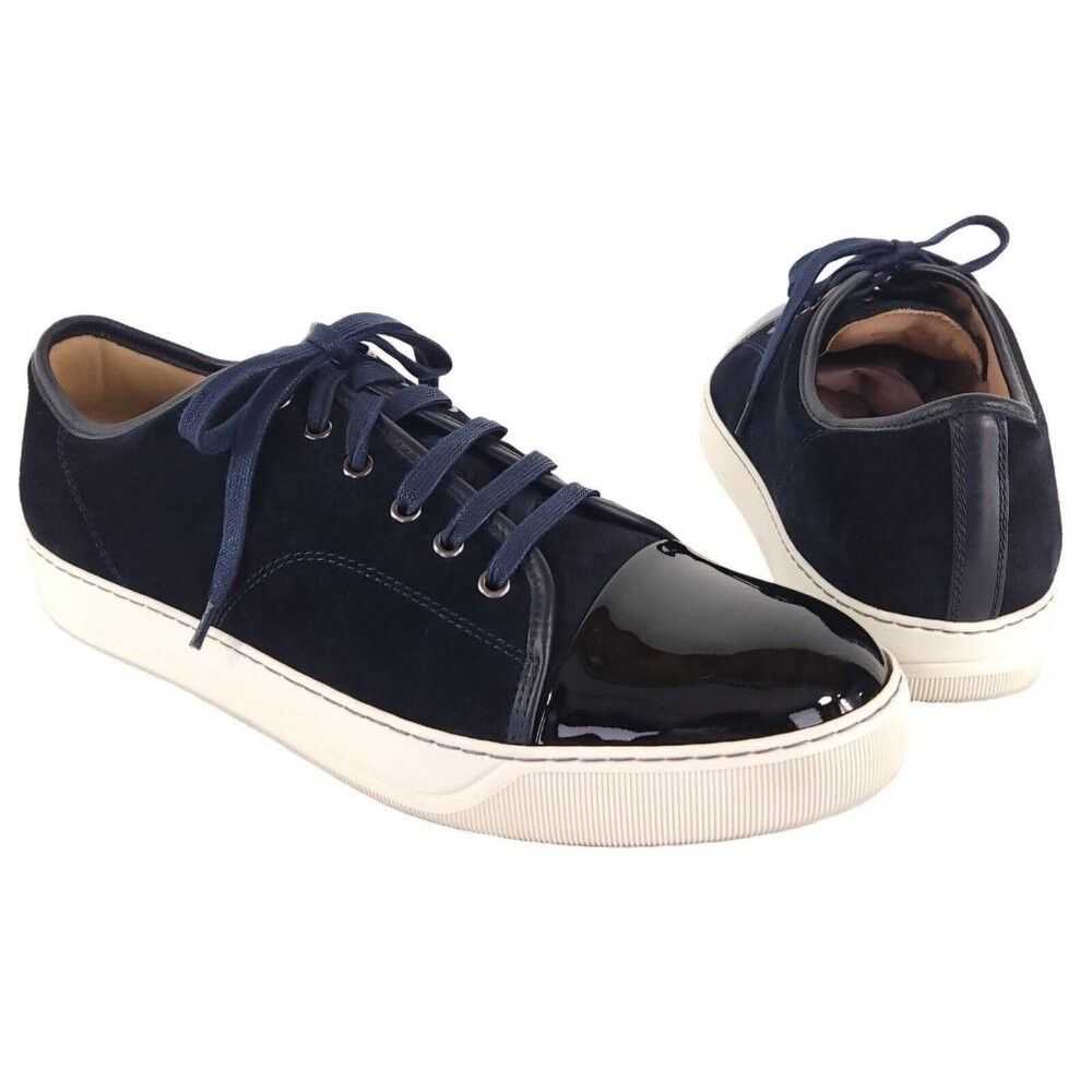 Lanvin Lanvin DBB1 Leather And Suede Sneakers Siz… - image 3