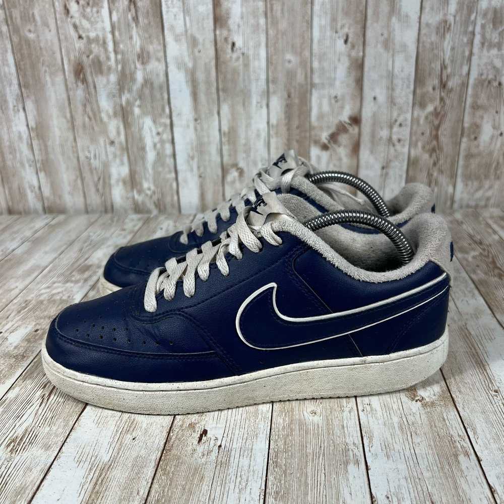 Nike Nike court vision low navy white Mens 8 - image 2