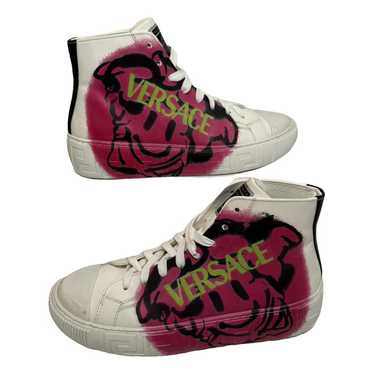 Versace Leather trainers - image 1