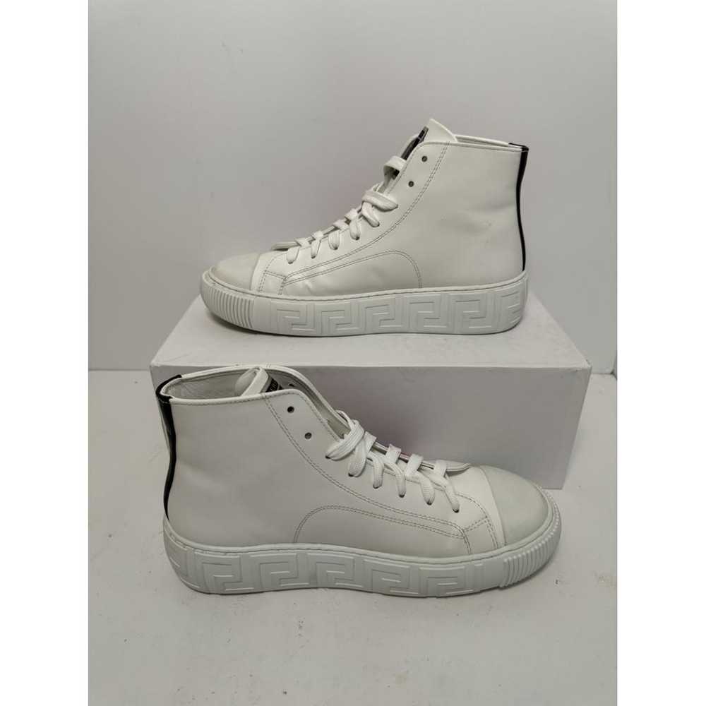 Versace Leather trainers - image 2