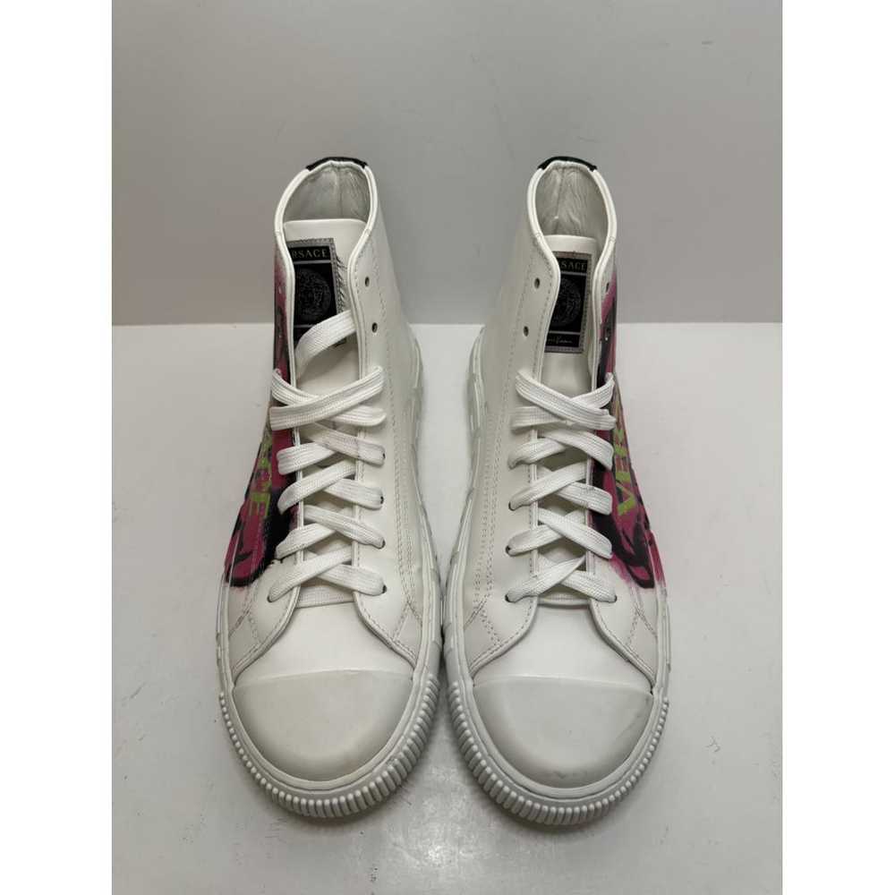 Versace Leather trainers - image 3