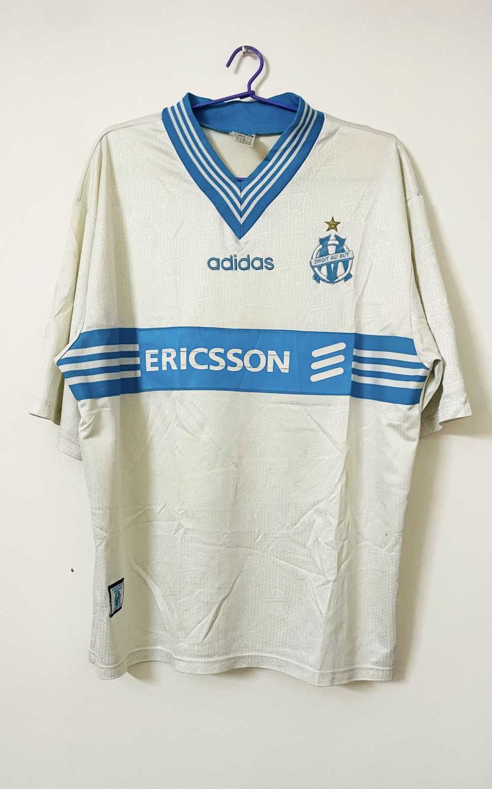 Adidas × Soccer Jersey × Vintage Olympique Marsei… - image 1