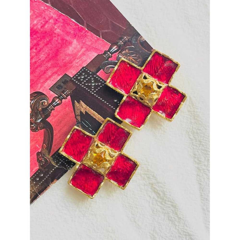 Yves Saint Laurent Arty earrings - image 3