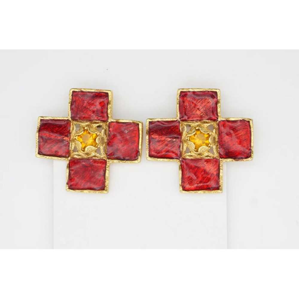 Yves Saint Laurent Arty earrings - image 6