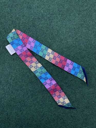 Gucci Gucci GG Multicolor Twilly Scarf