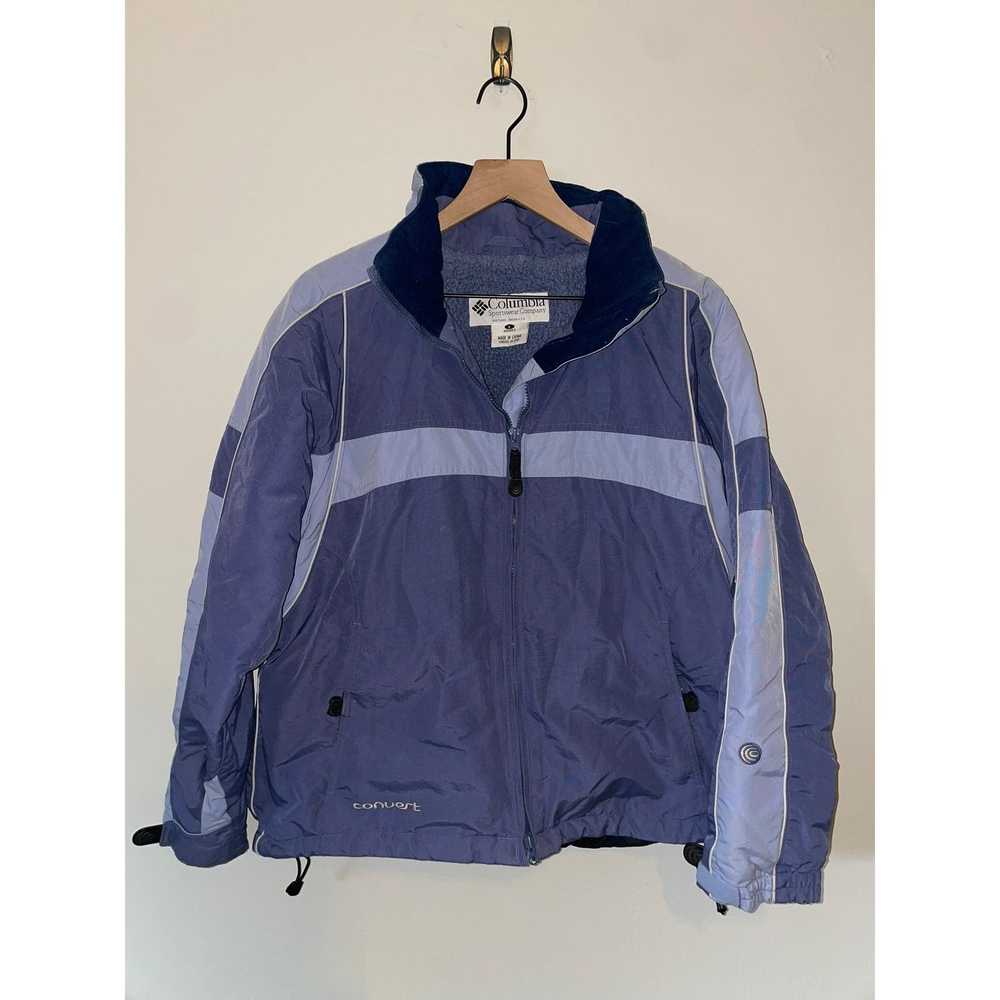 Columbia Y2K Women's Columbia Convert Blue Jacket… - image 1