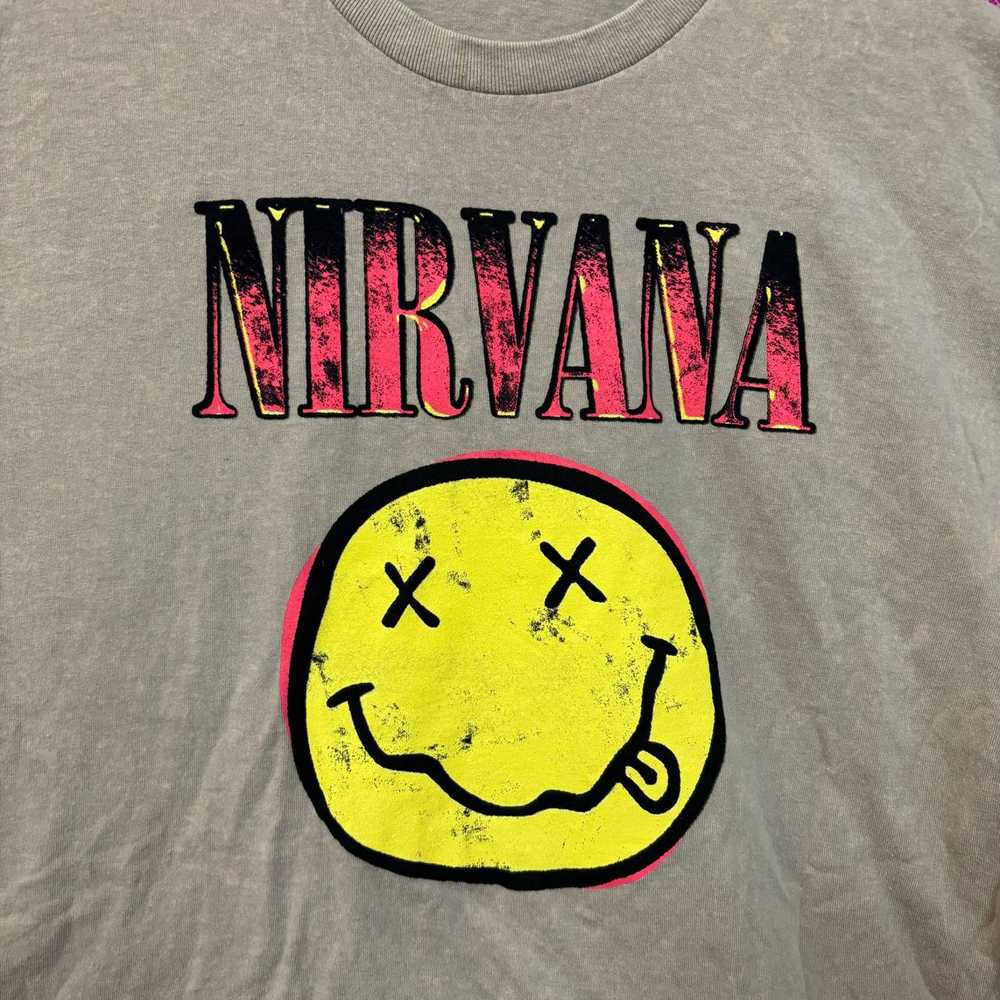 Band Tees × Nirvana × Rock Tees Nirvana Nevermind… - image 2