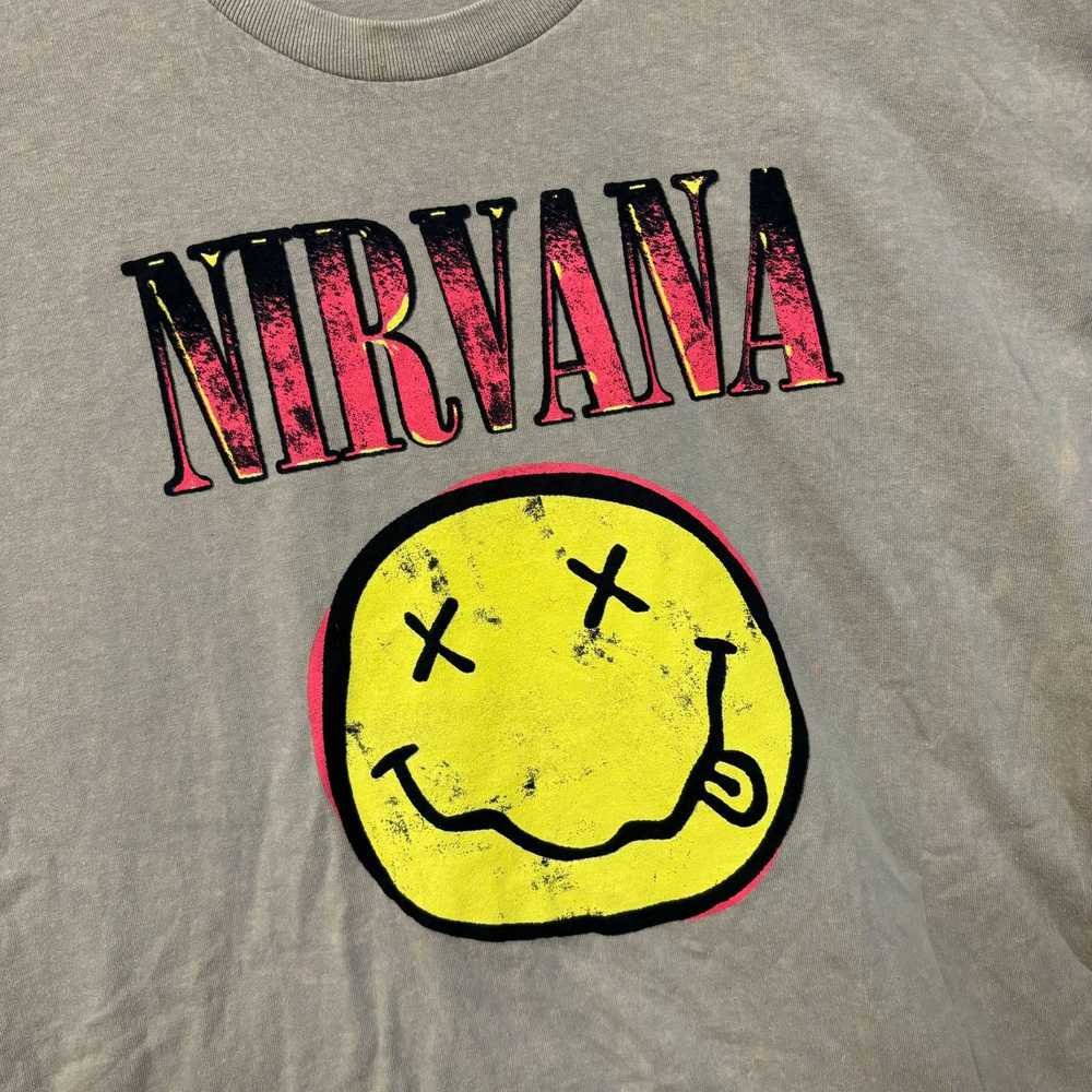 Band Tees × Nirvana × Rock Tees Nirvana Nevermind… - image 4