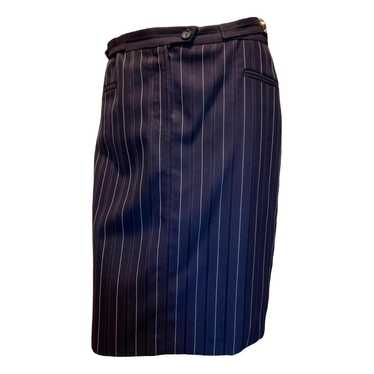 Versace Wool mid-length skirt - image 1