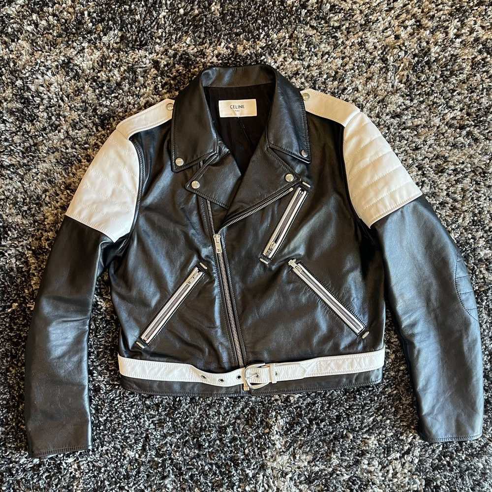 Celine × Hedi Slimane Ss19 Runway Biker Leather J… - image 1