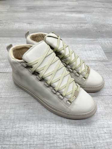 Balenciaga Balenciaga Arena Leather and Suede Beig