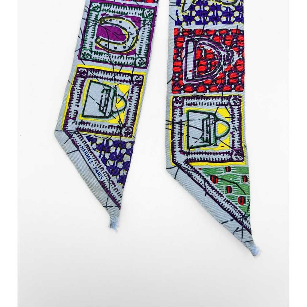 Hermès Silk neckerchief - image 4