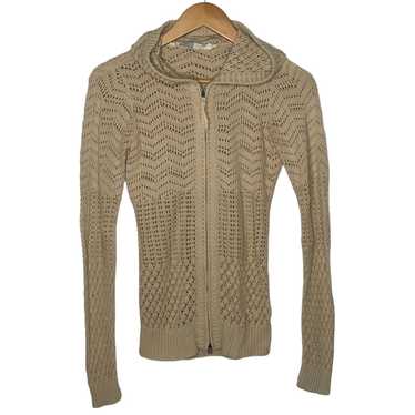 Athleta Athleta Knit Zip Up Hooded Sweater - image 1