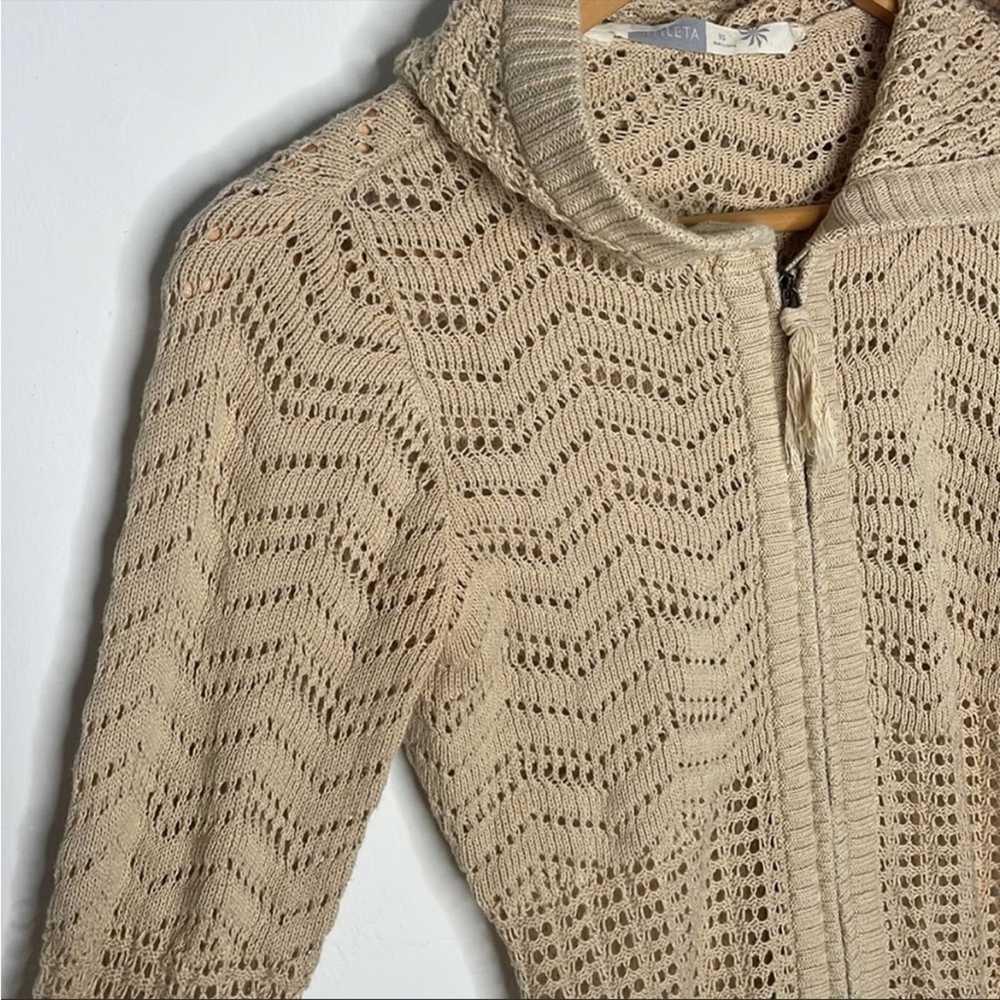 Athleta Athleta Knit Zip Up Hooded Sweater - image 3