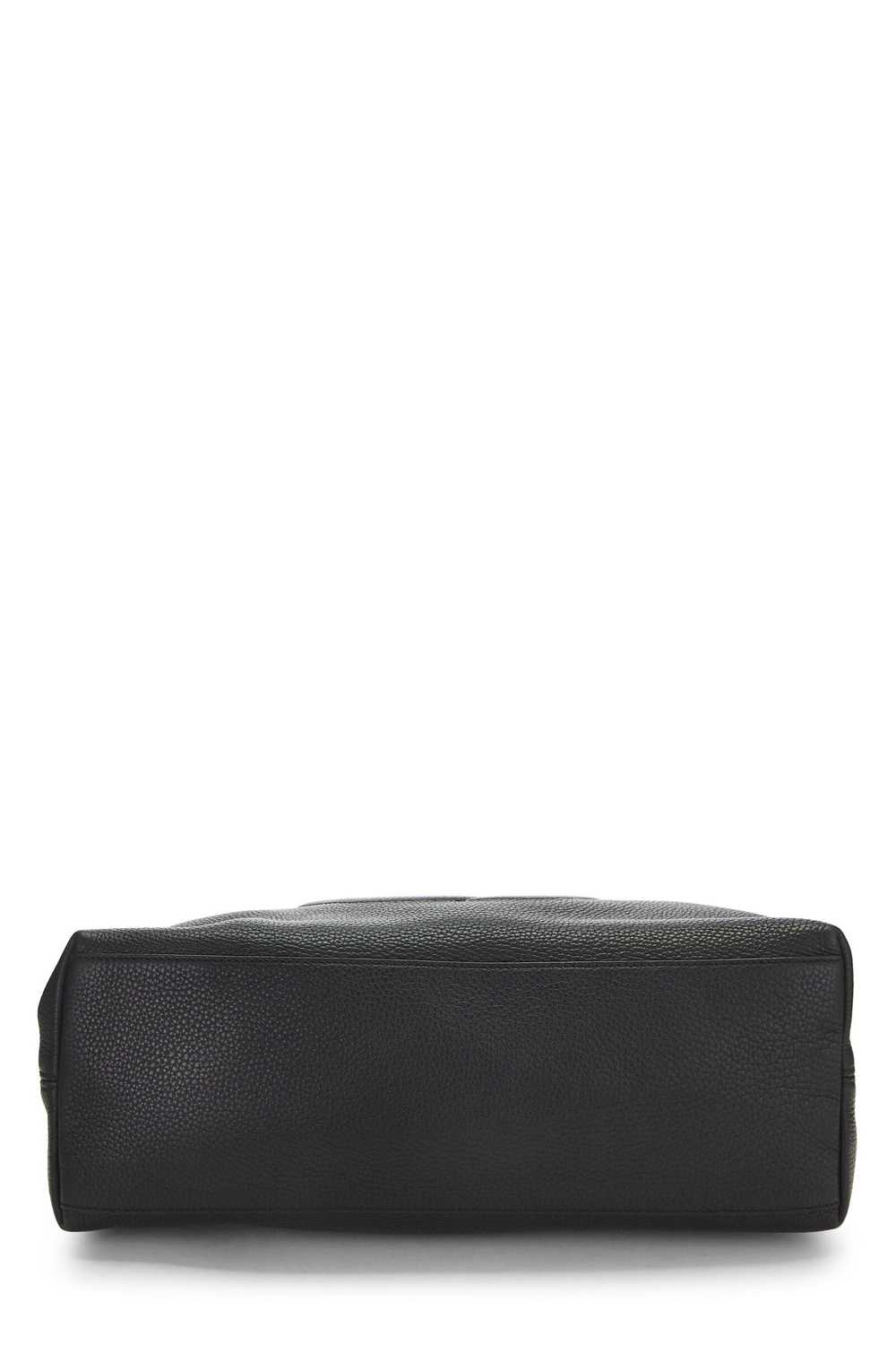 Black Leather Soho Chain Tote - image 5