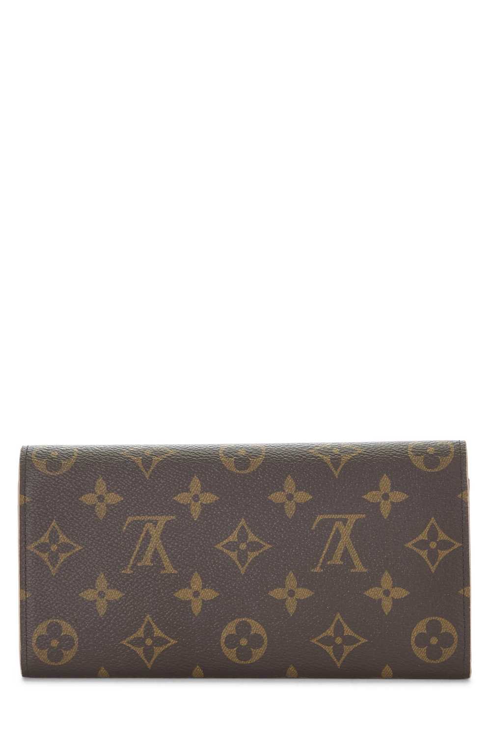 Pink Monogram Canvas Blooms Emilie Wallet - image 3