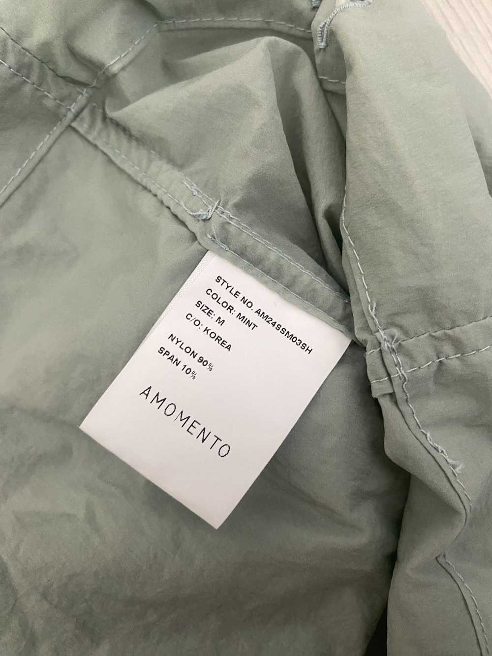 Amomento Amomento Green Zip Up Shirt - image 3