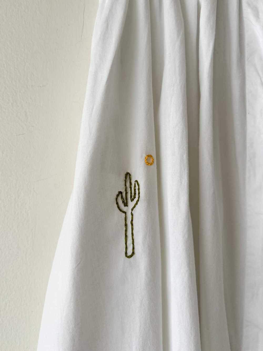 Embroidered Cotton Skirt - image 4