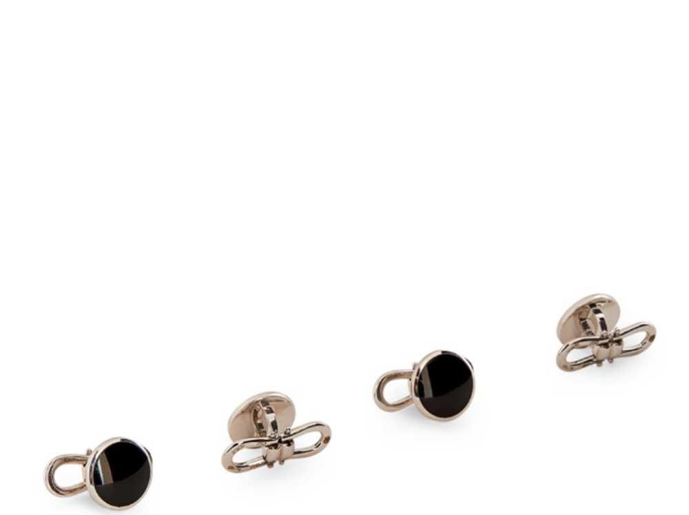 Managed by hewi Tom Ford 18k White Gold Cuff Studs - image 1