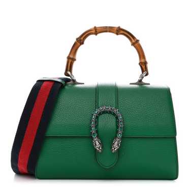 GUCCI Dollar Calfskin Crystal Web Medium Dionysus 