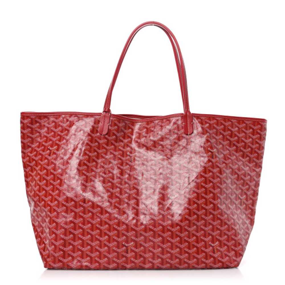 GOYARD Goyardine Saint Louis GM Red - image 1