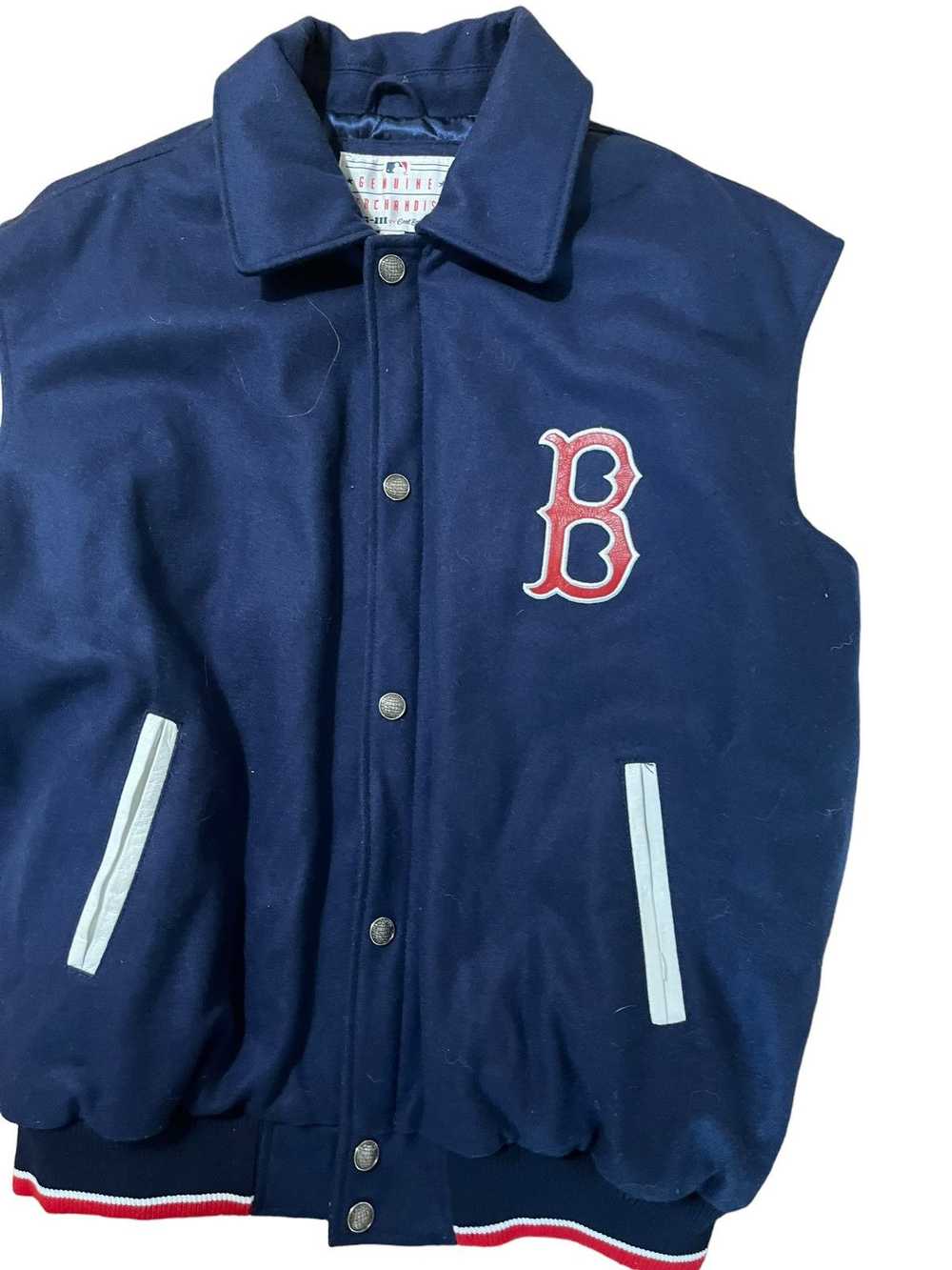 Vintage Y2K Red Sox World Series Bomber Jacket - image 4