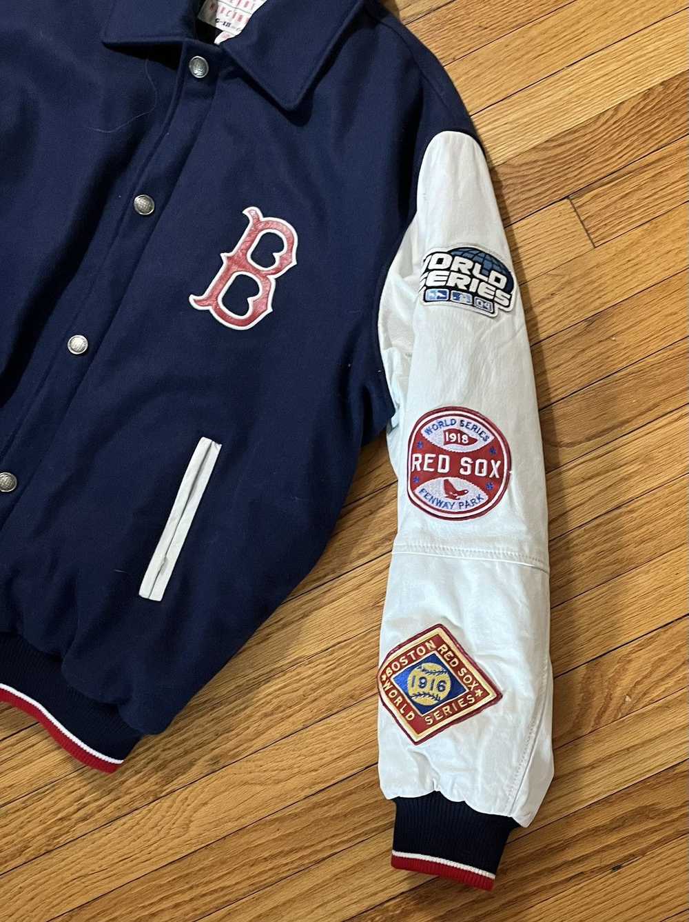 Vintage Y2K Red Sox World Series Bomber Jacket - image 7