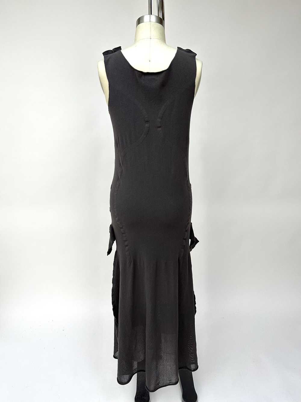 1990s Issey Miyake Mesh Panel Dress - image 6