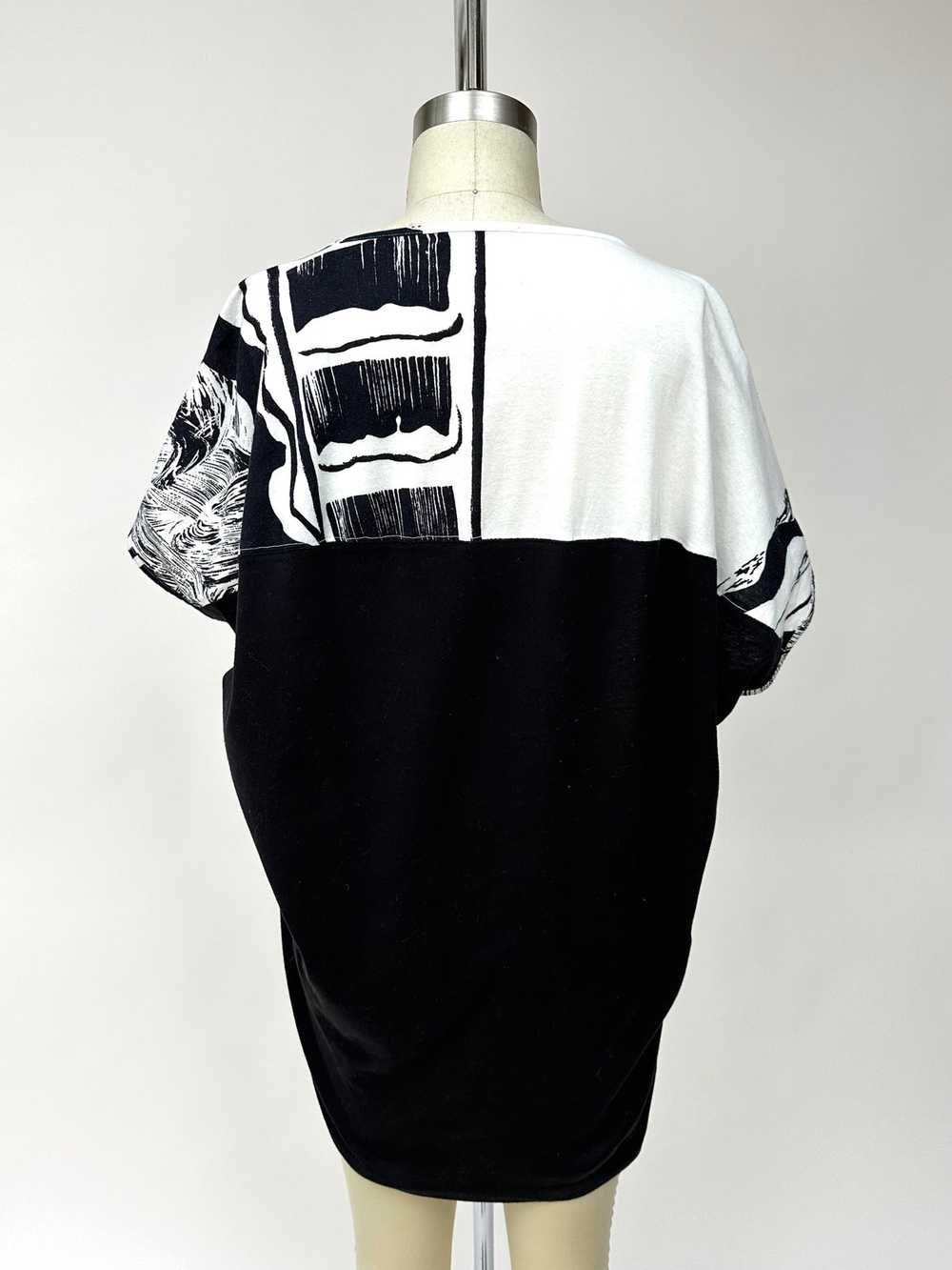 1980s Issey Miyake Printed Tee - image 4