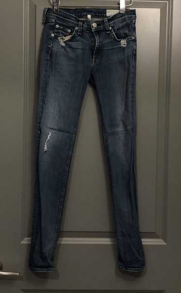 Rag & Bone Rag & Bone Distressed Skinny Jeans