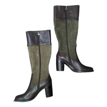 Etienne Aigner Leather riding boots - image 1