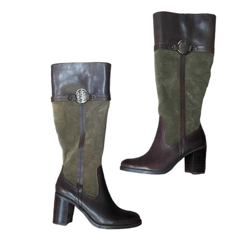 Etienne Aigner Leather riding boots - image 2