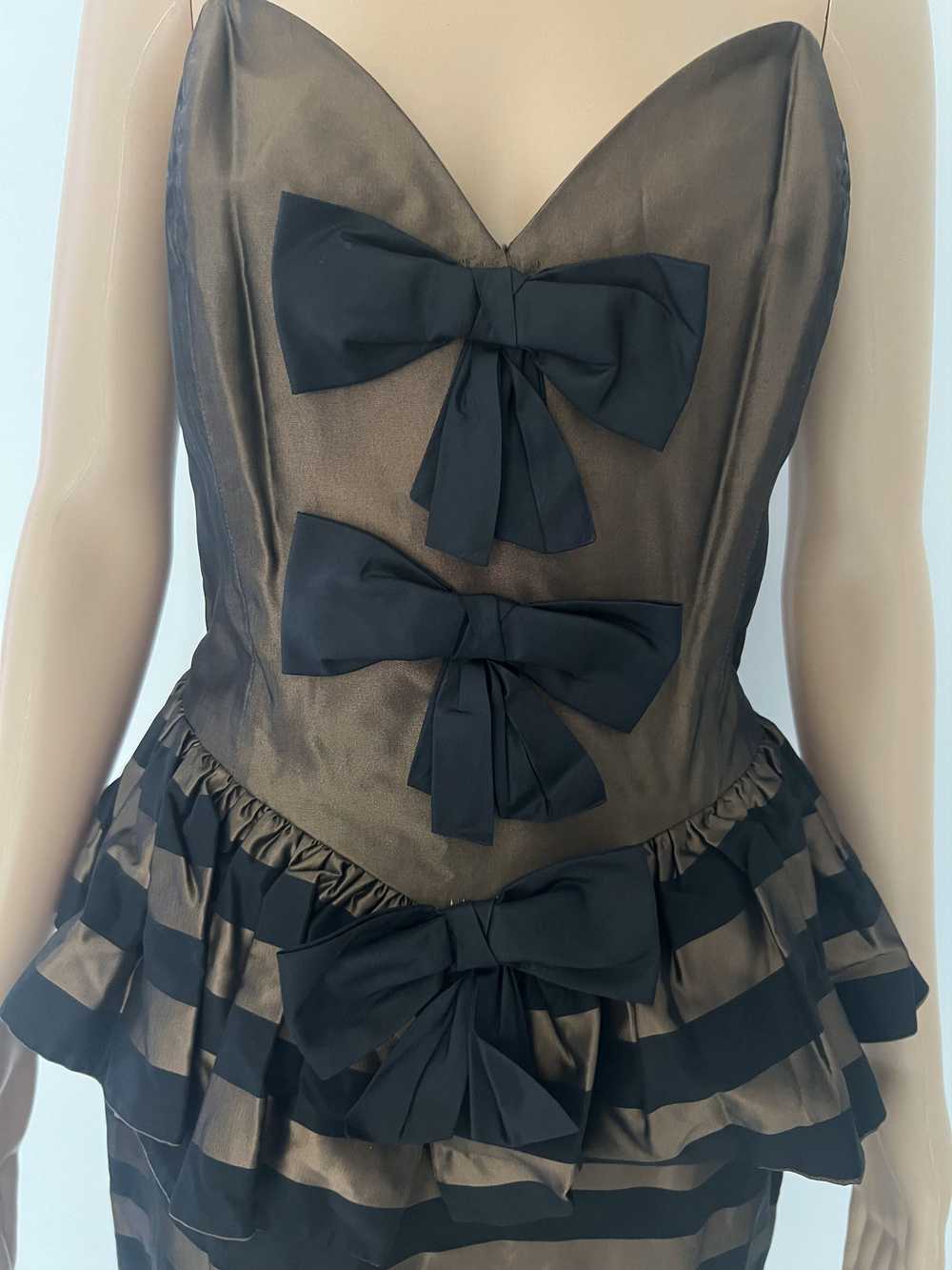 Other ISABELLE ALLARD chocolate dress with bows, … - image 7